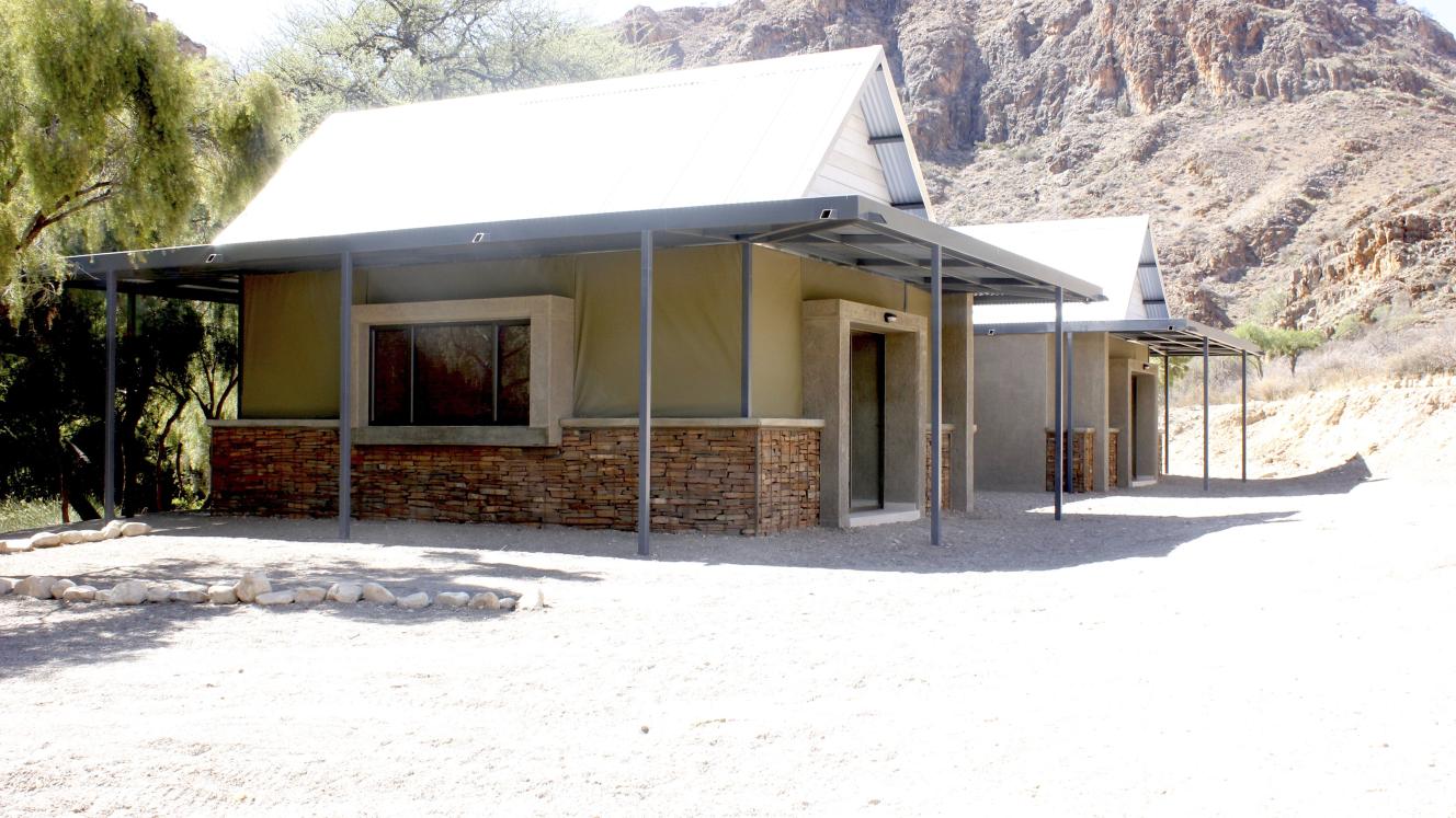 The newly opened Naukluft Campsite is situated in the Namib-Naukluft National Park.