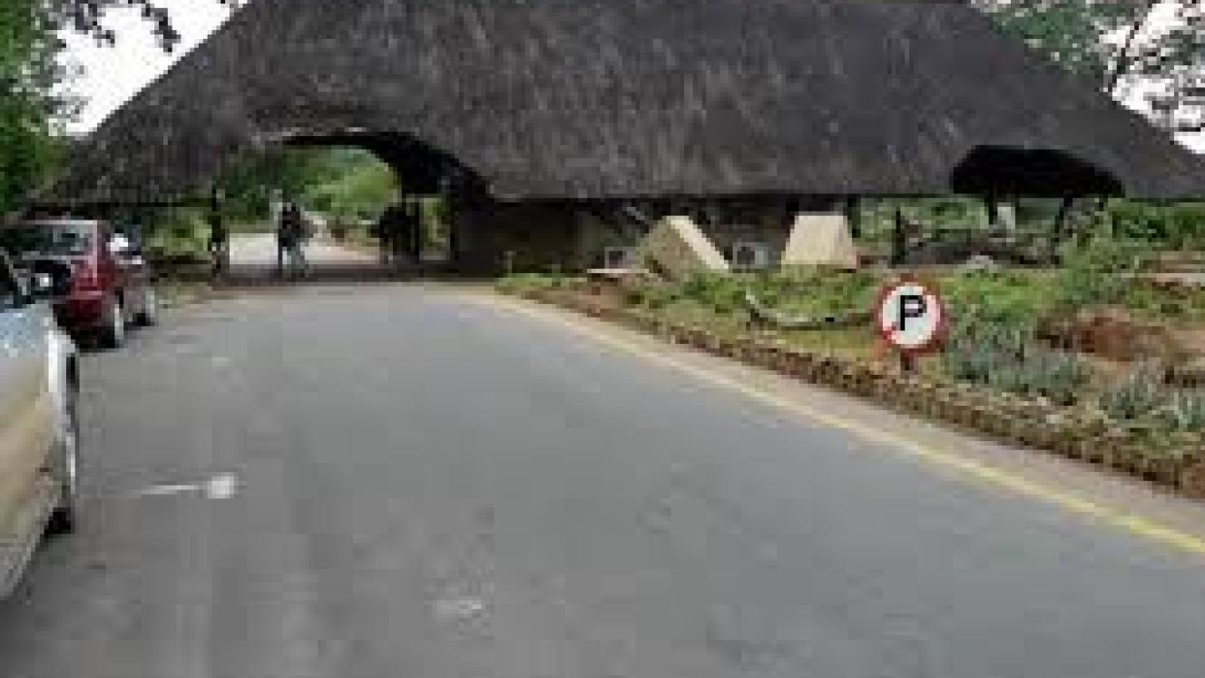 The Punda Maria Gate was closed during protests in the area.