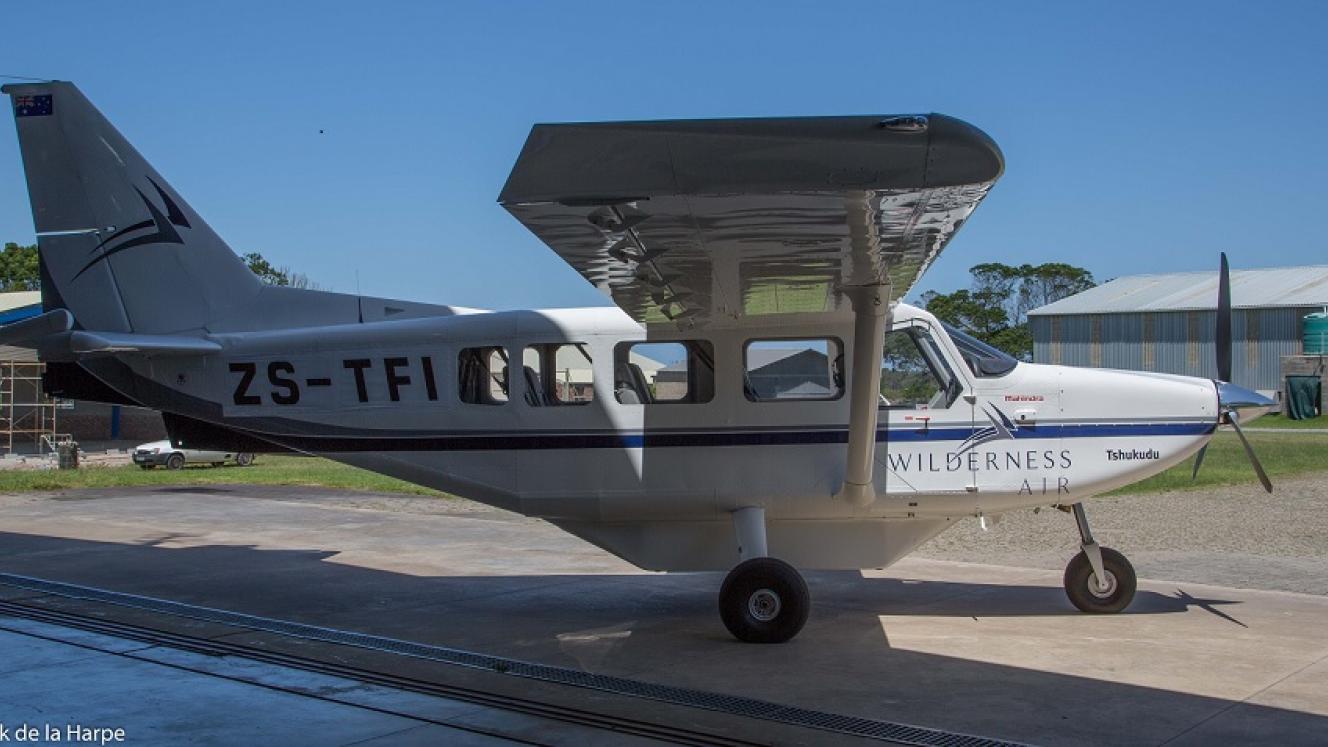 Wilderness Air Botswana with the first of seven G8 Airvans.