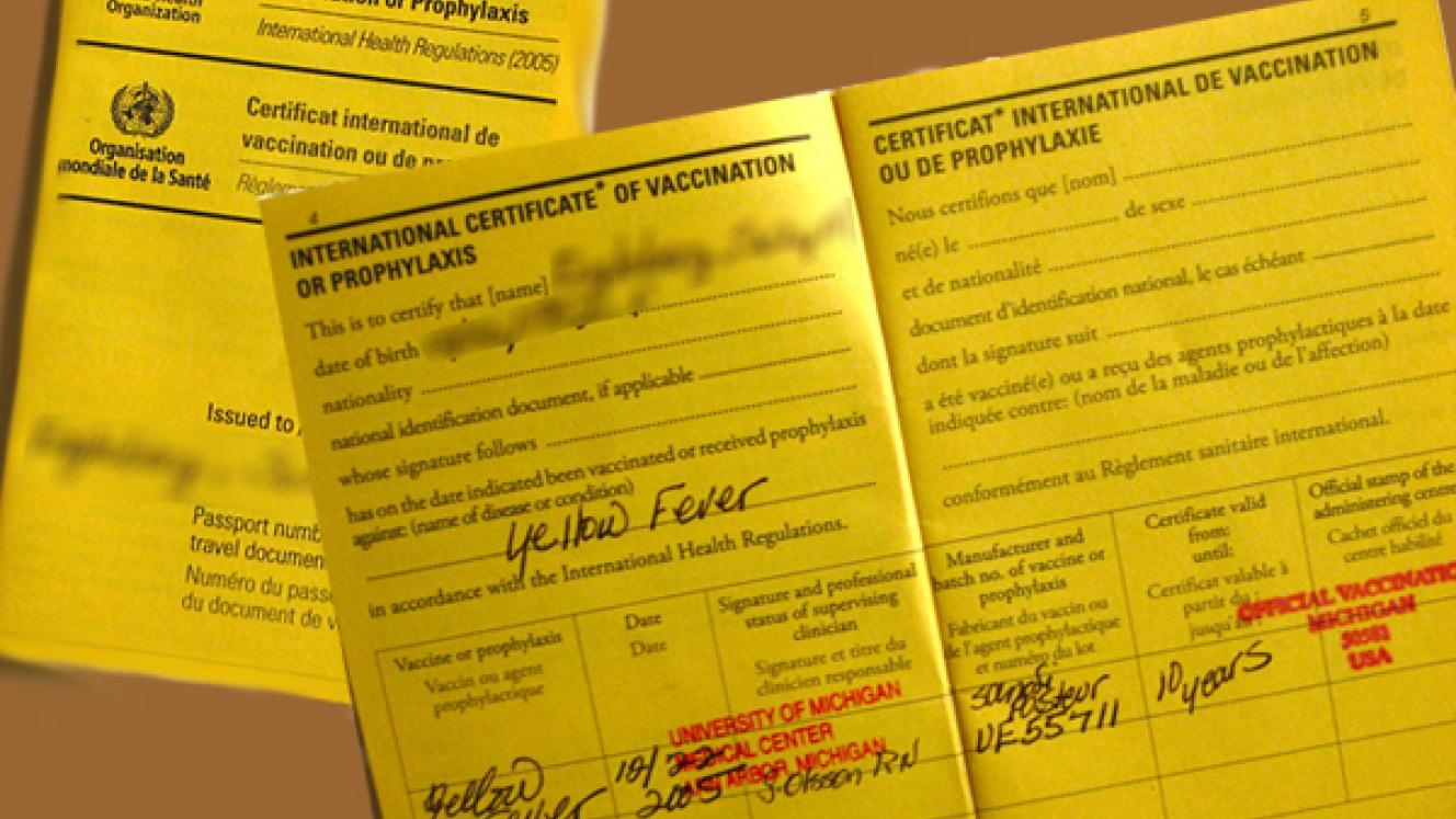 A list of countries for which the certificate is required will be displayed in every immigration cubicle at OR Tambo following confusion after SA scrapped the requirement for Yellow Fever certificate for travellers to and from Zambia.