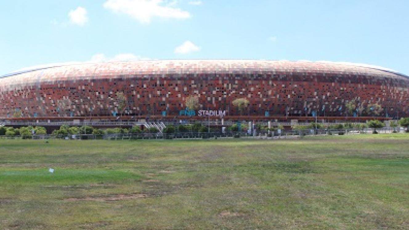 The FNB Soccer City stadium in Soweto.