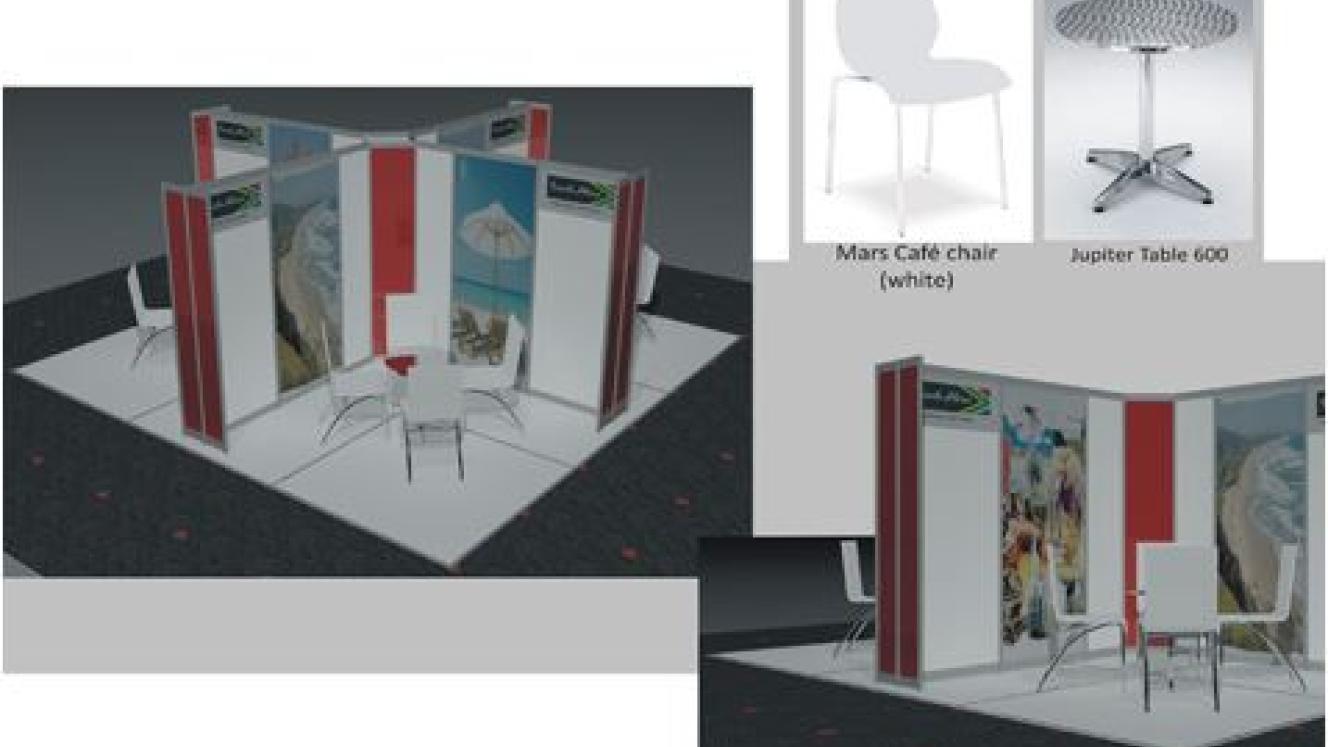 The proposed design for this year’s Business Buyers’ Lounge.