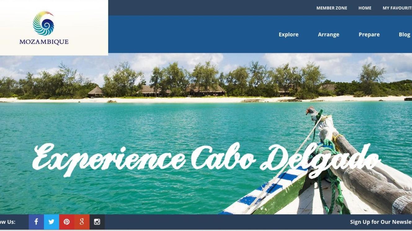 An example of a DMO home page created using the new online solution from eJourney.