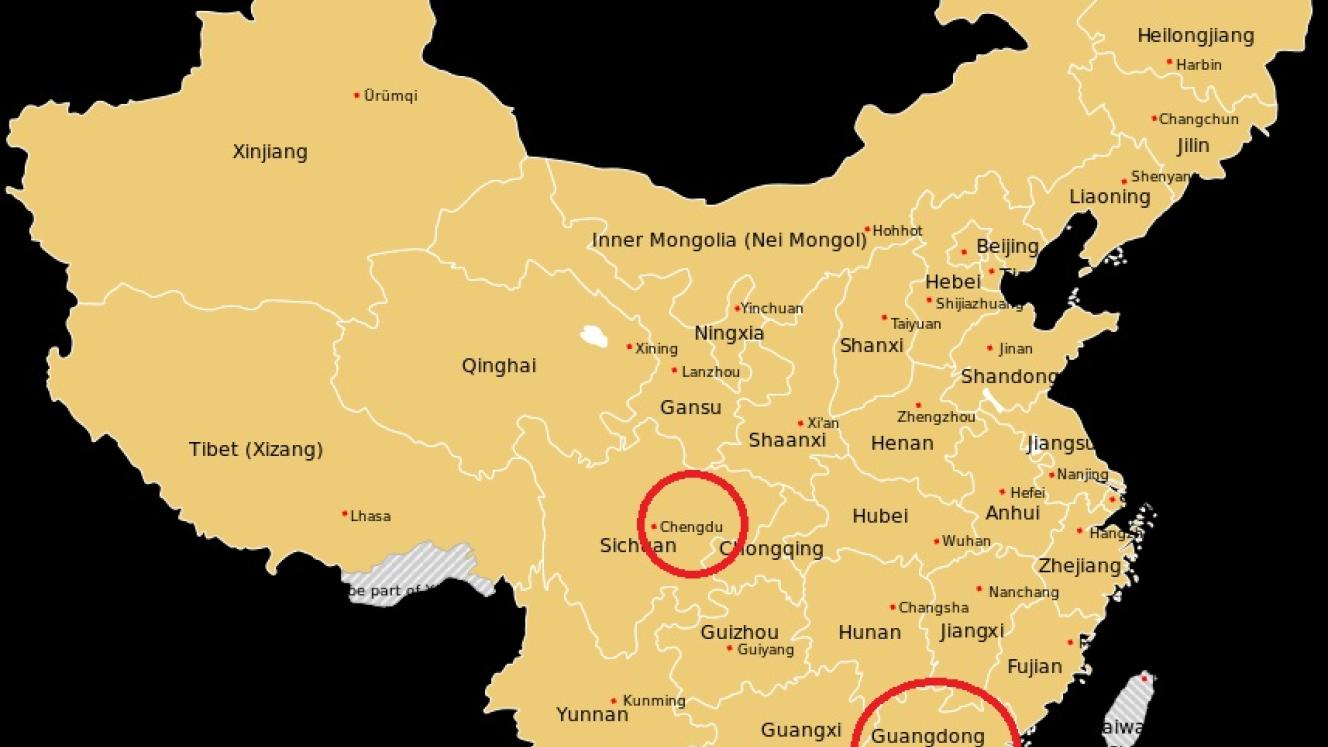 New visa centres will open in  Guangzhou and Chengdu, China. 