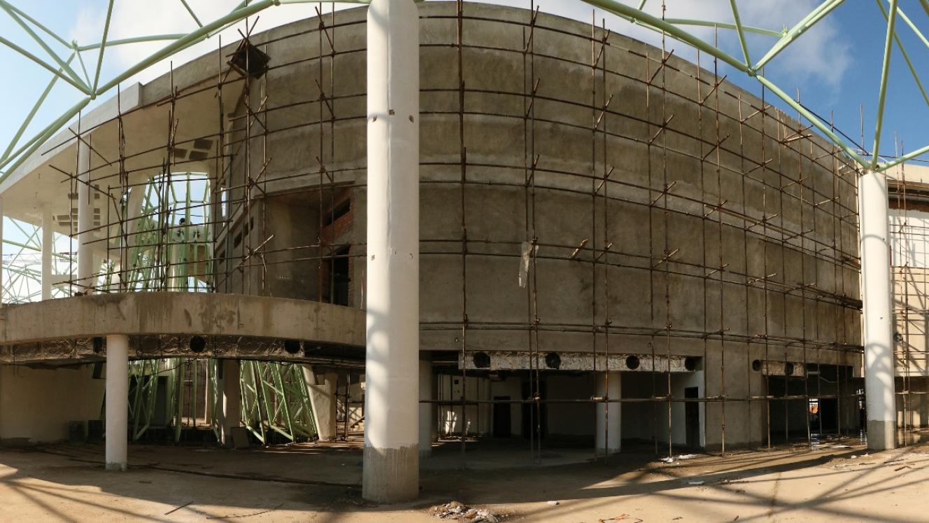 The new international terminal at Victoria Falls Airport