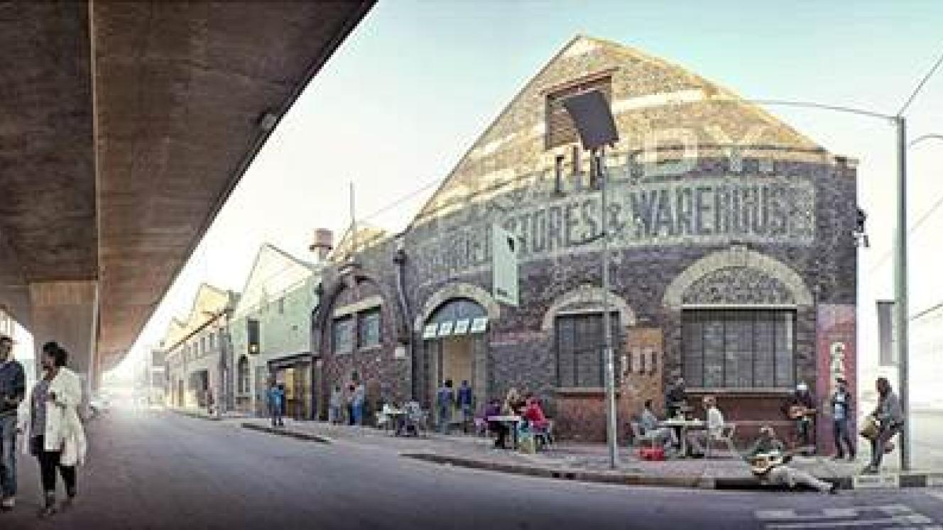 The rejuvenated Maboneng Precinct has become a popular tourist destination. 