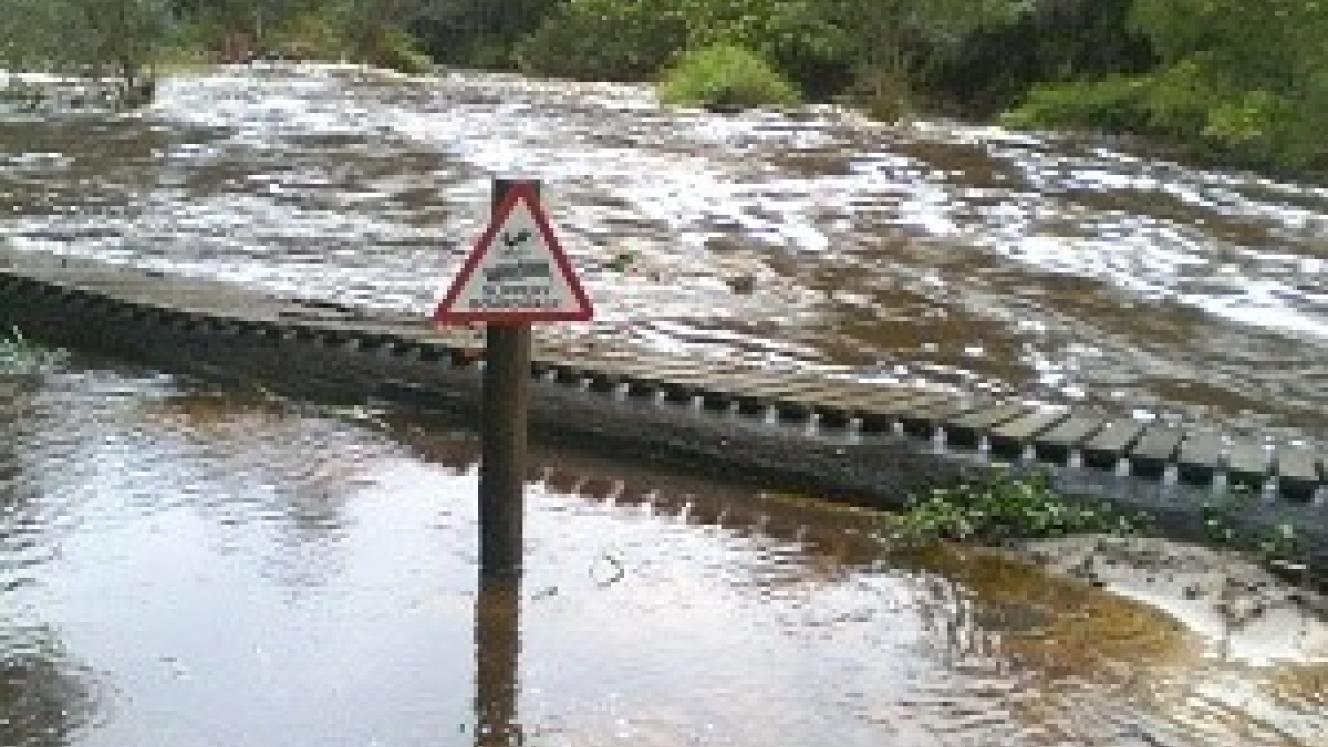 Due to the recent rainfall, Goudveld, Gouna and Jubilee Creek in the Garden Route National Park have been damaged by floods. Photo by SANParks