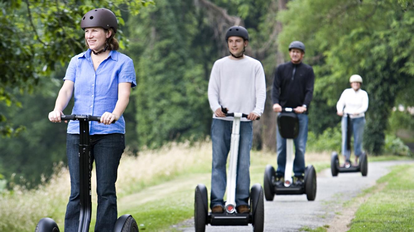 Segway guided tours of Sandton are being offered during Eco-mobility month.  