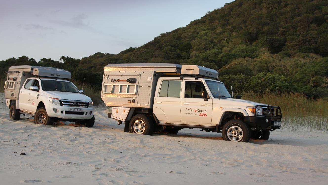Avis Safari Rentals offers eco-friendly vehicles.