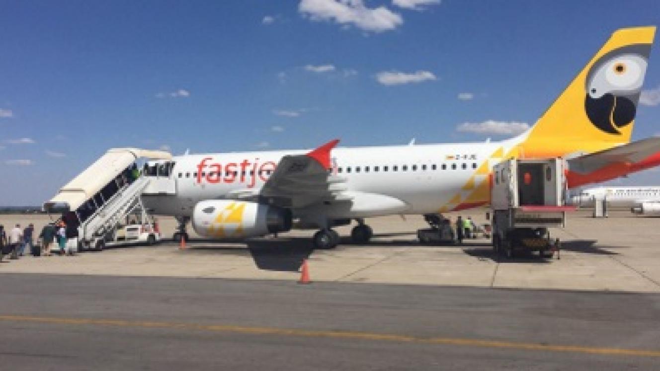 Flights will operate three times a week. 