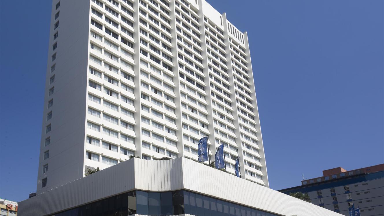 All public areas of the hotel are being remodelled.