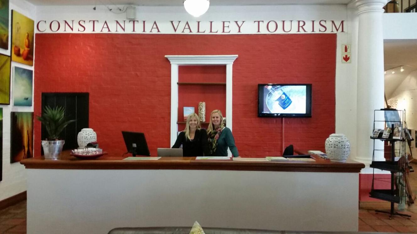 Jooles Kilbride, CEO of Constantia Valley Tourism, and Hailey Donald, the sales and marketing manager, of the new tourism office in Constantia Valley.