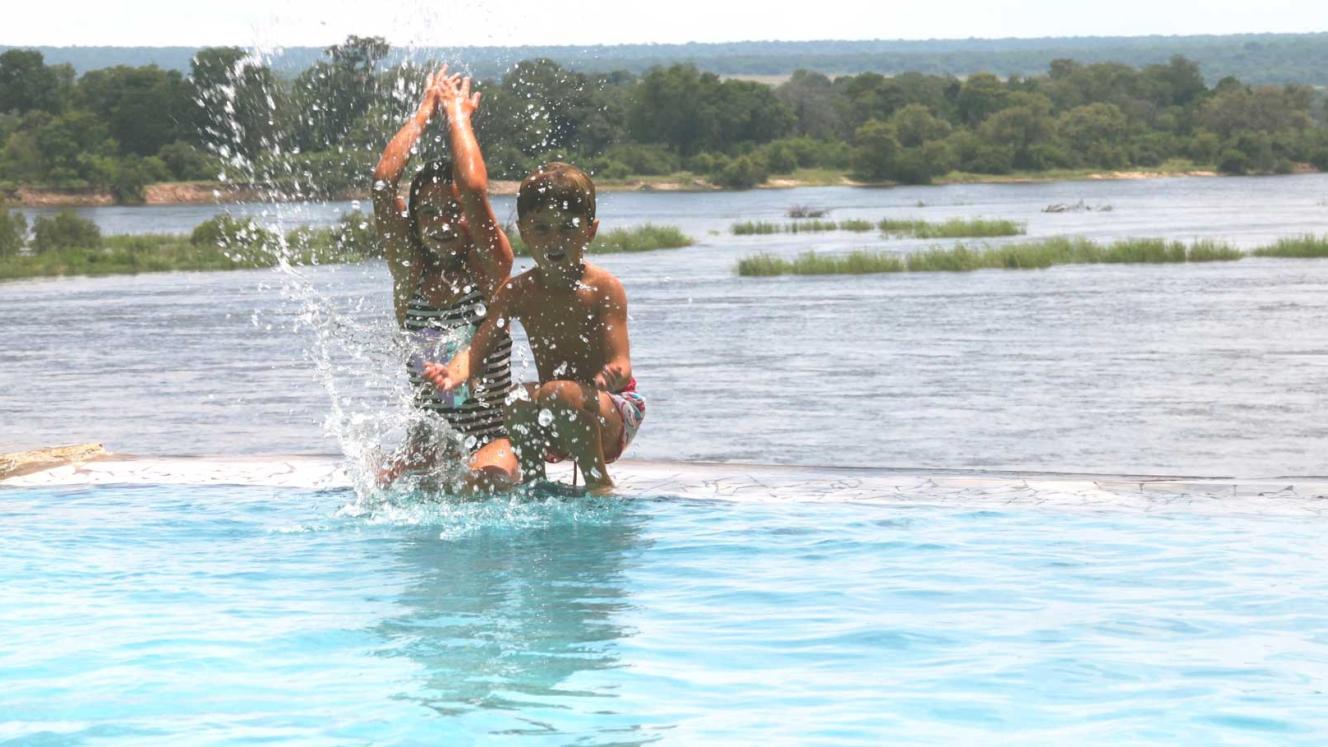 Kids now receive a ‘Kids at the Club’ adventure bag on arrival to at the River Club, Zambia.