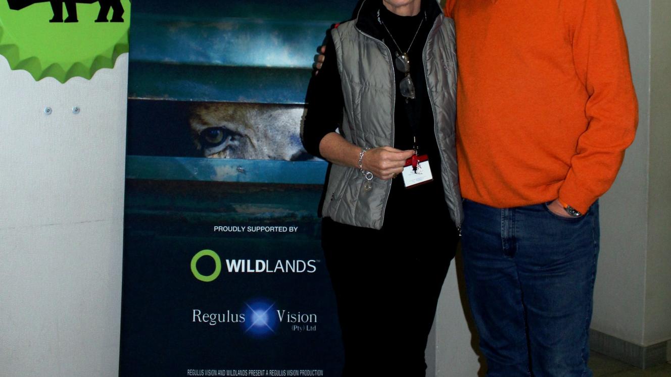 Blood Lions Producer, Pippa Hankinson, and Tourvest Destination Management CEO, Martin Wiest, at the signing of TDM’s pledge against predator breeding.