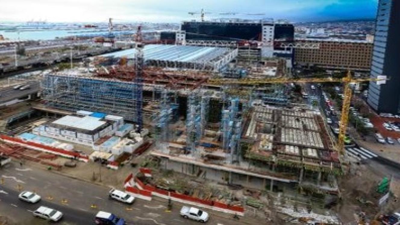 Construction of the Cape Town International Conference Centre East building is nearing completion.