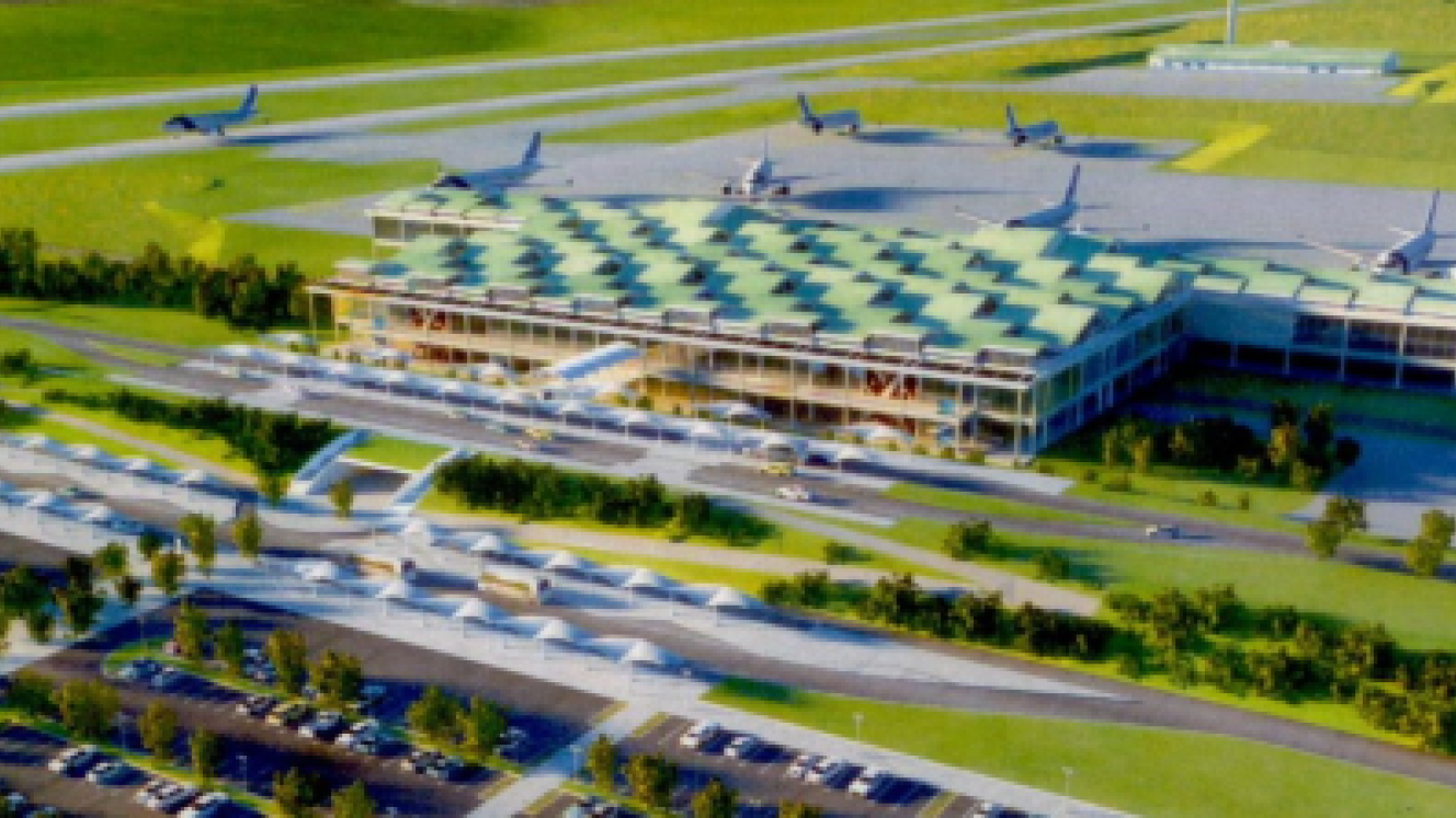 An artisit’s impression of Bugesera International Airport.