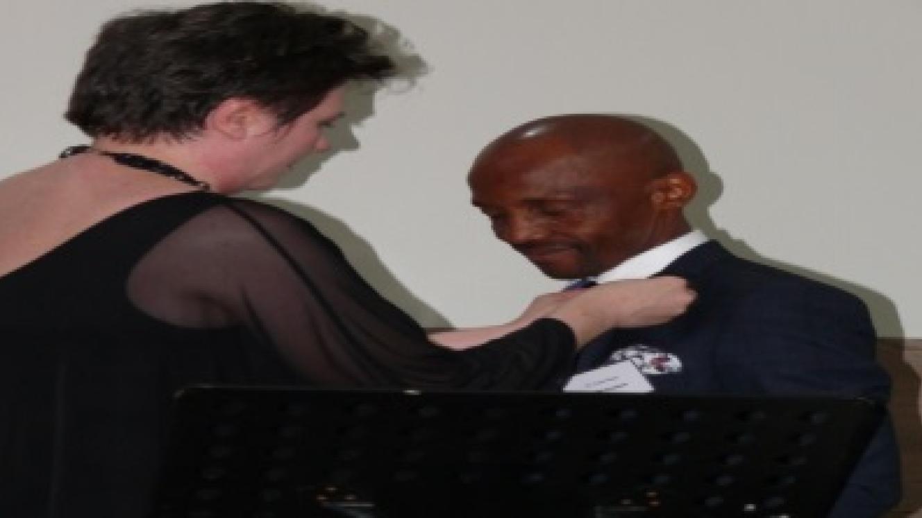 Linda Grimbeek, COO of KLCBT, and Oupa Pilane, President Kruger Lowveld Chamber of Business and Tourism.