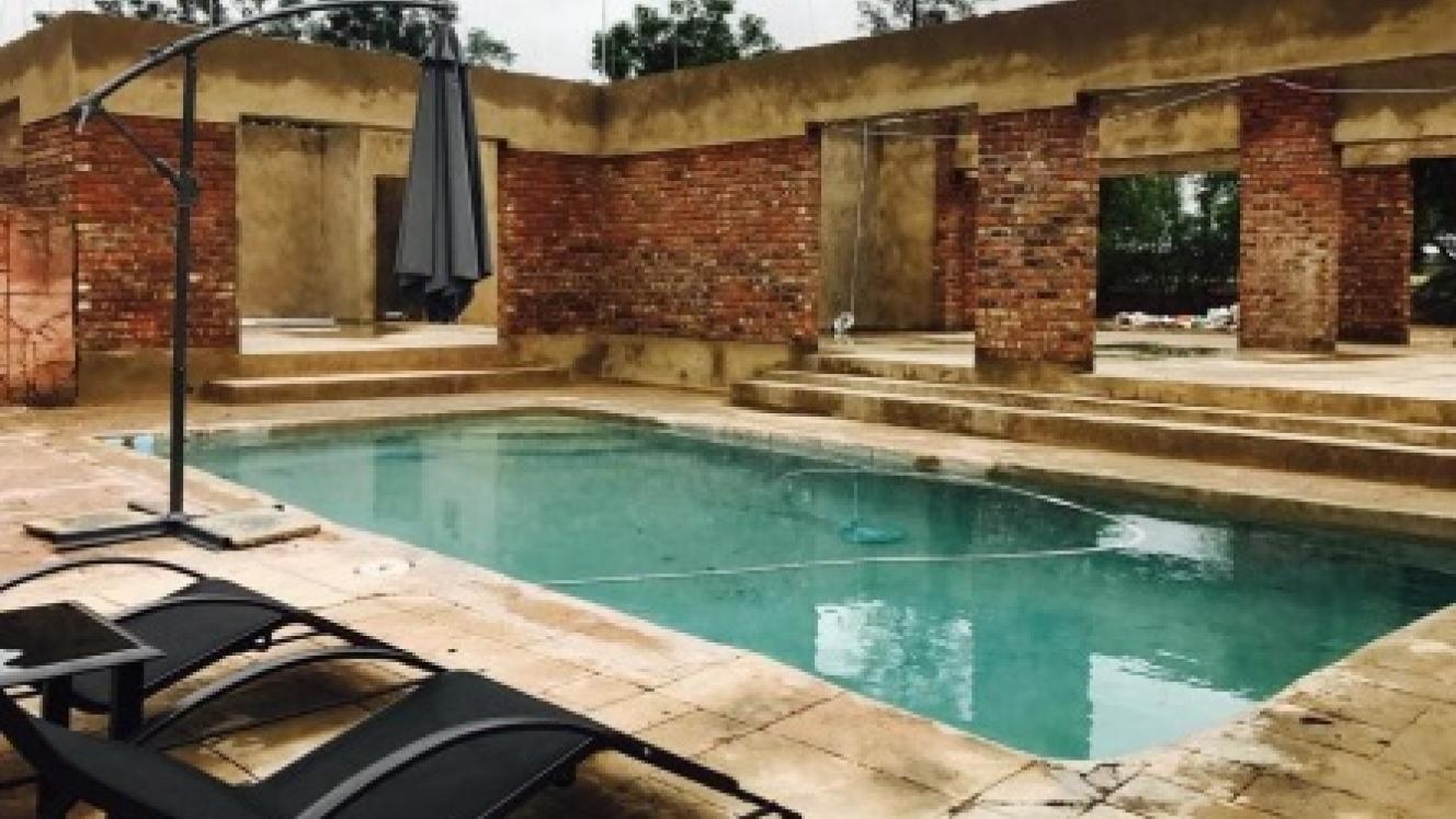 A fire burned down part of the Cornwall Safari Lodge in Southern Botswana last year.