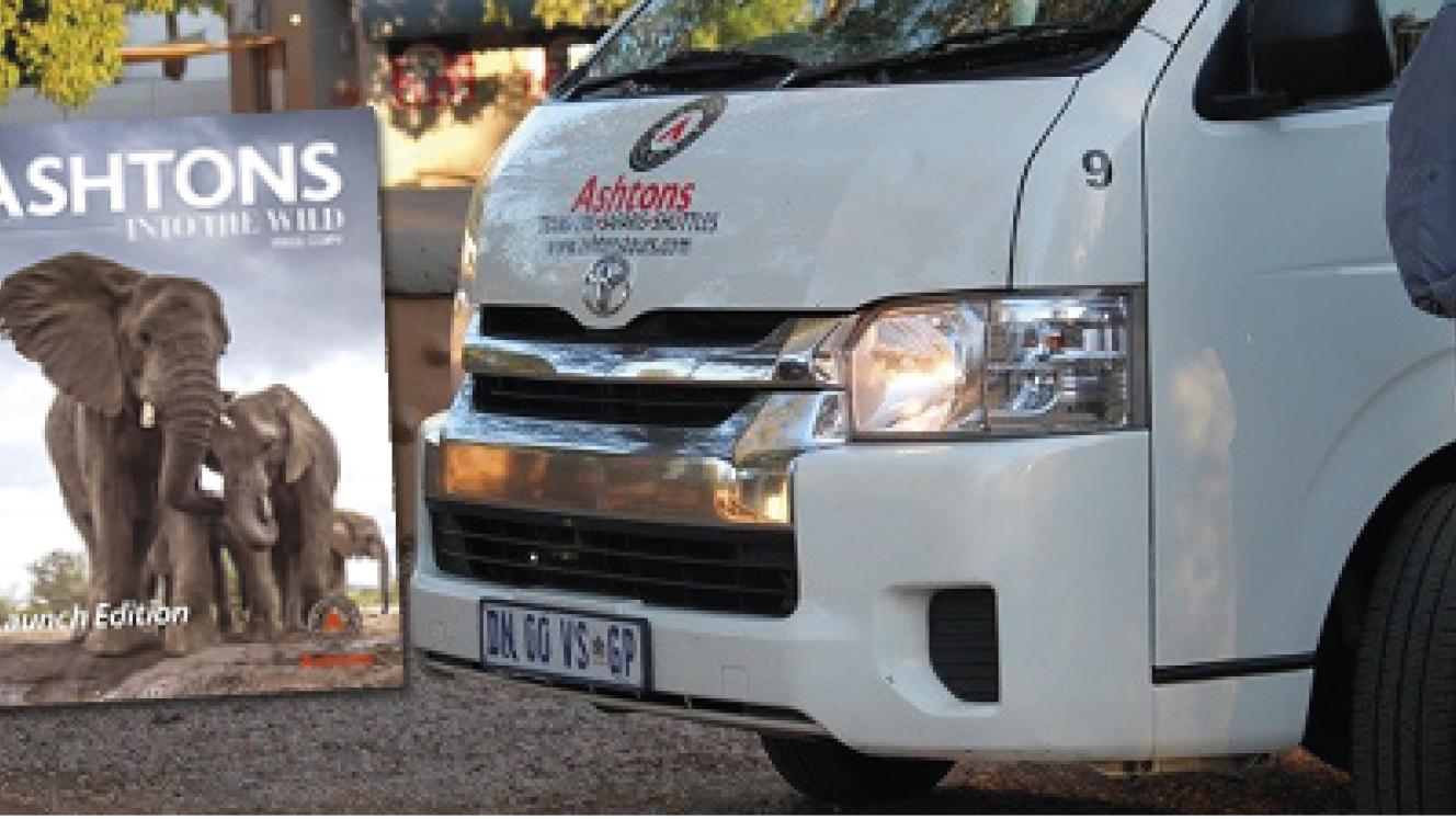 Ashtons’ new in-transfer magazine will be available to all Kruger shuttle and private transfer passengers.