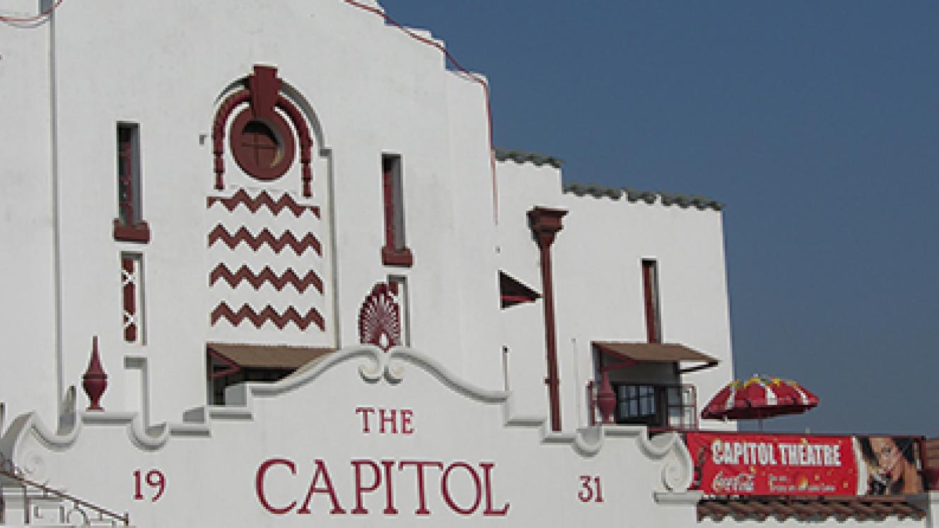 The Capitol building is one of the historical landmarks in the area. 