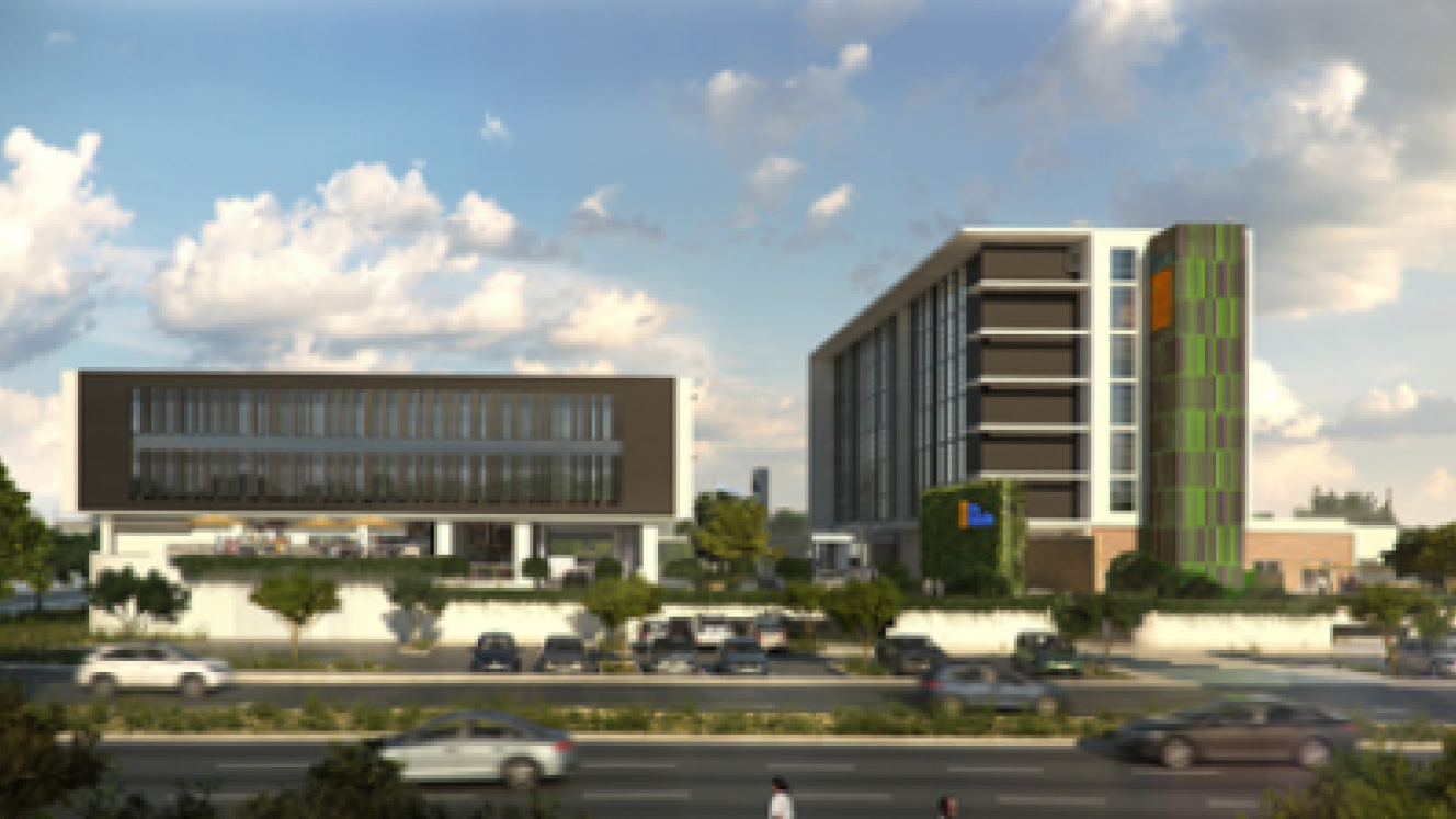 An artist’s impression of the 150-room Hilton Garden Inn Gaborone, expected to open next year.