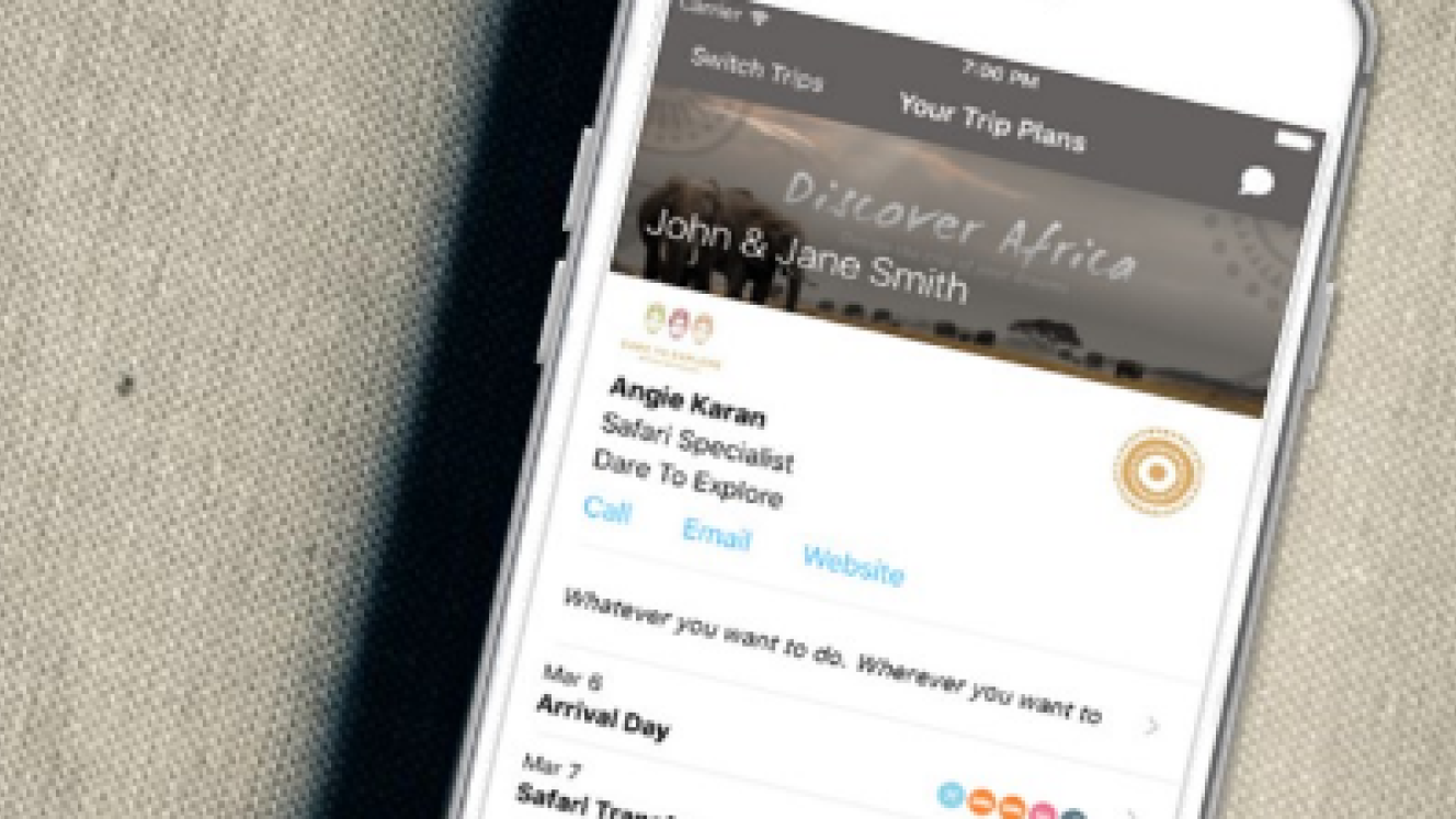 Dare to Explore’s new app allows travellers to make last-minute changes to their itinerary while in the country