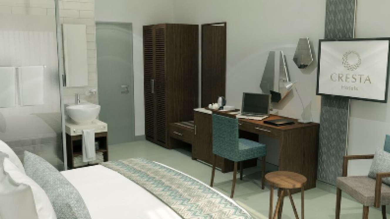 An artist’s impression of one of the suites at Cresta Maun Hotel.