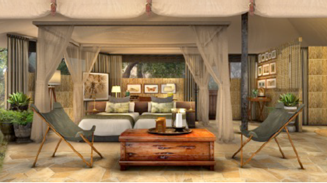 An artist’s impression of the new Roho ya Selous, opening in August.