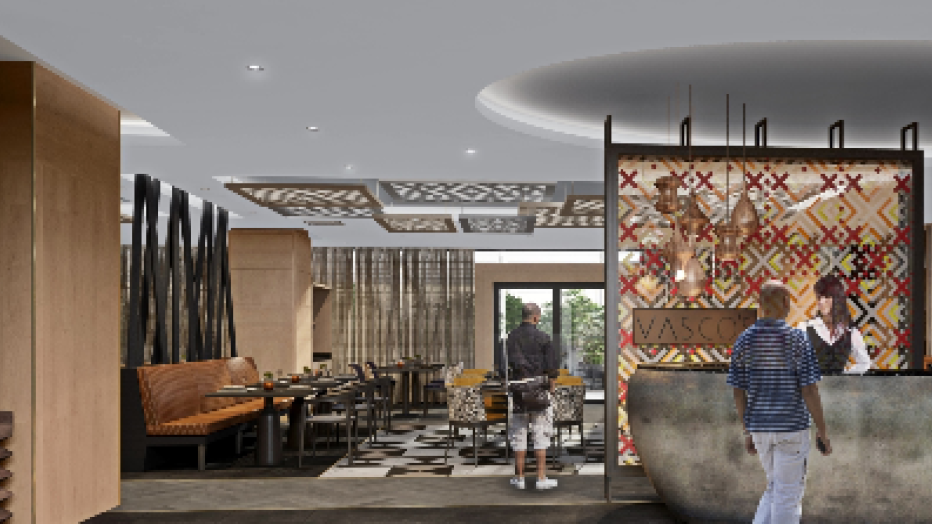 Artist’s impression of Hilton Durban’s new Vasco restaurant. 