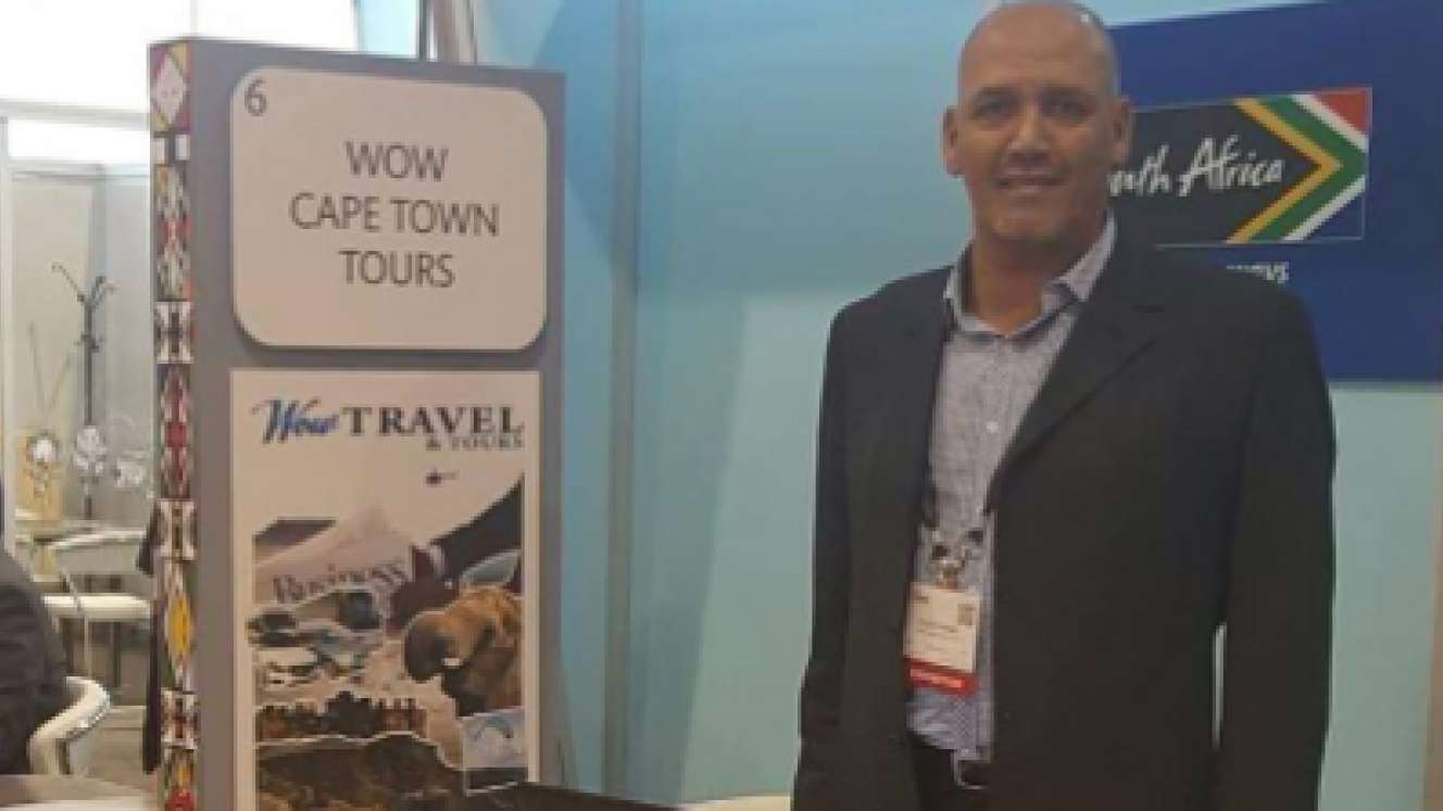 Rushdi Harper, founder and owner of Wow Cape Town Tours, says being a finalist in Eteya was his big break.