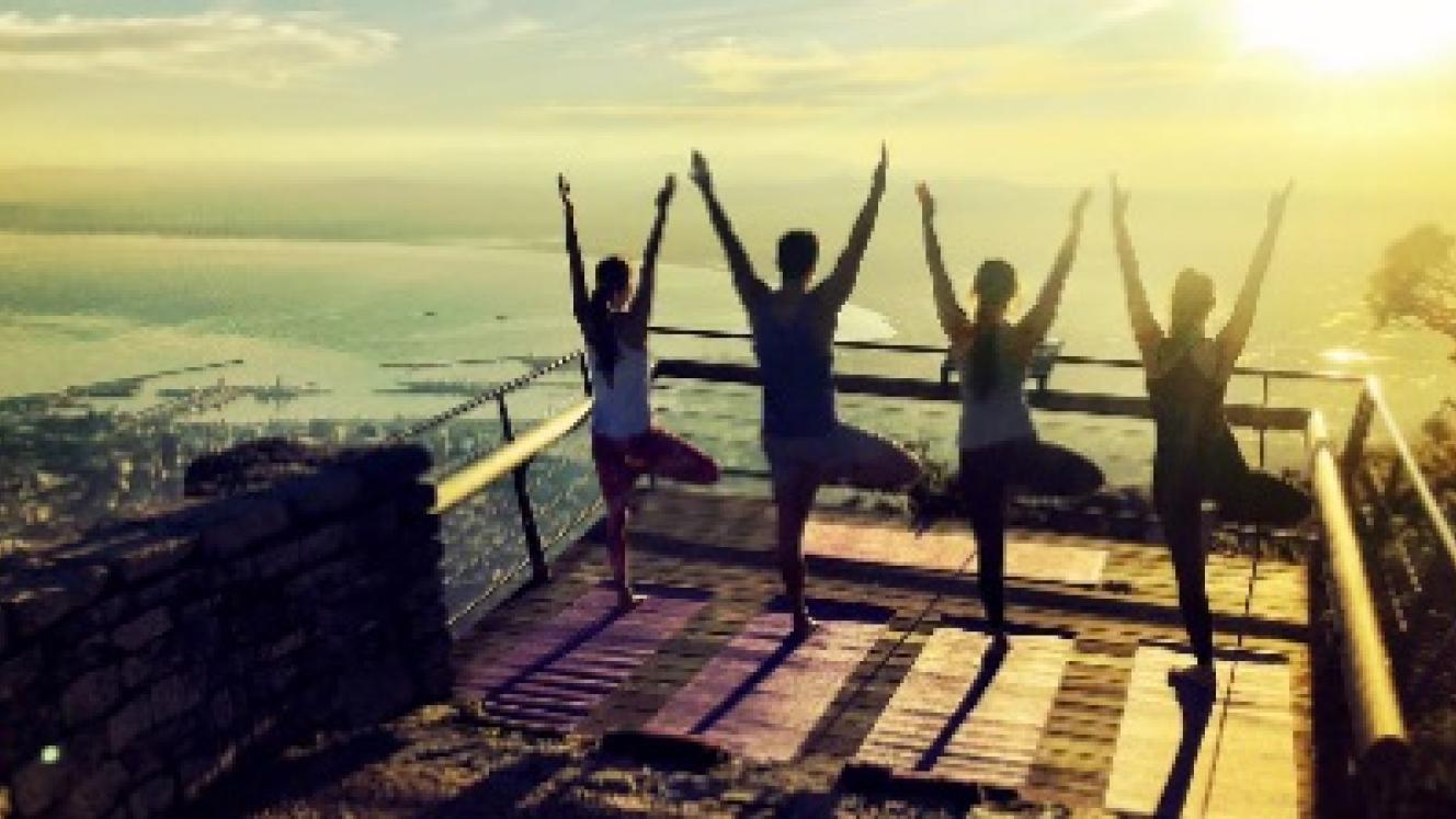 A new sunrise yoga experience has opened on Table Mountain.
