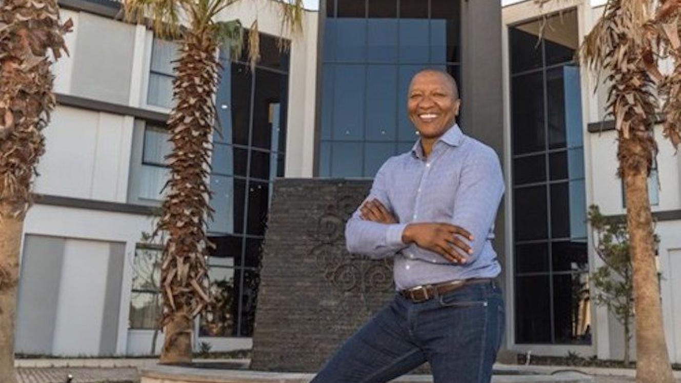Sisa Ngebulana, who headed the development of the Mayfair Hotel in Mthatha, which has been given a four-star grading.