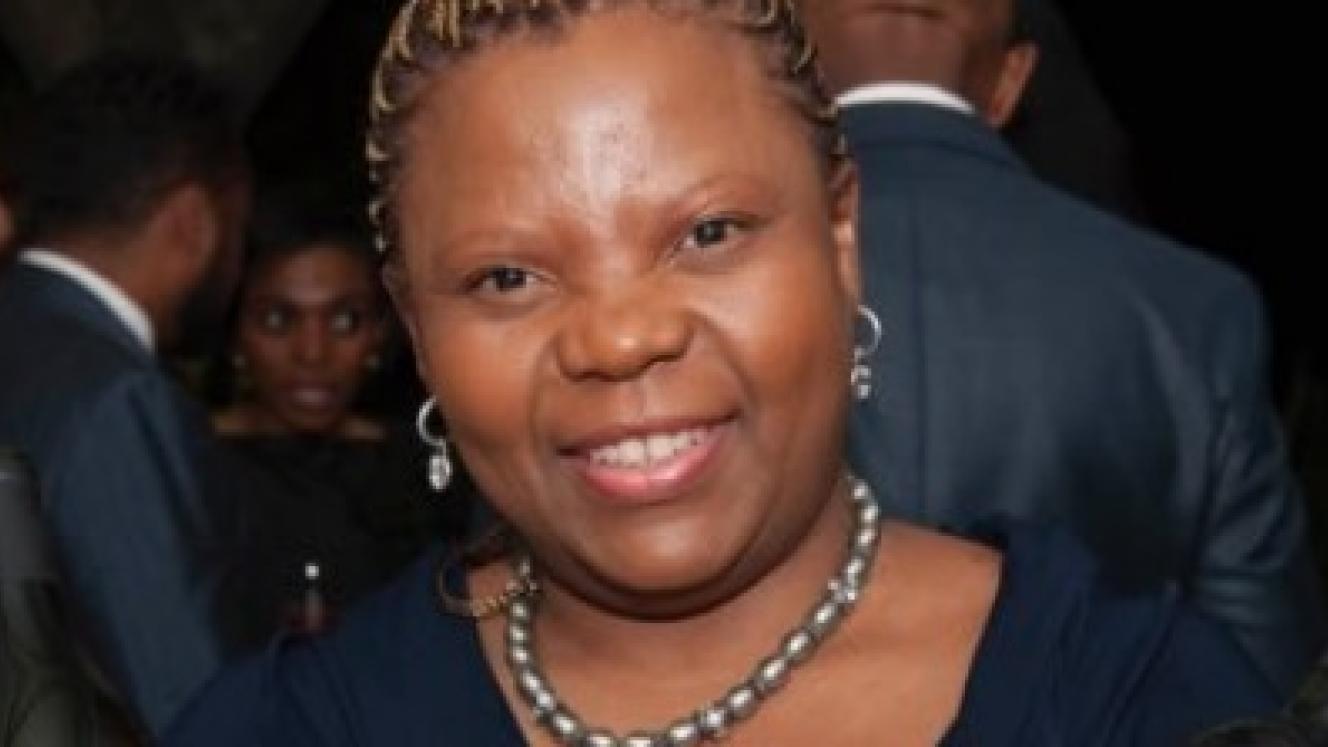 Koni Maliehe, MD of Koni Wines, posing with some of the wine in the Koni range.