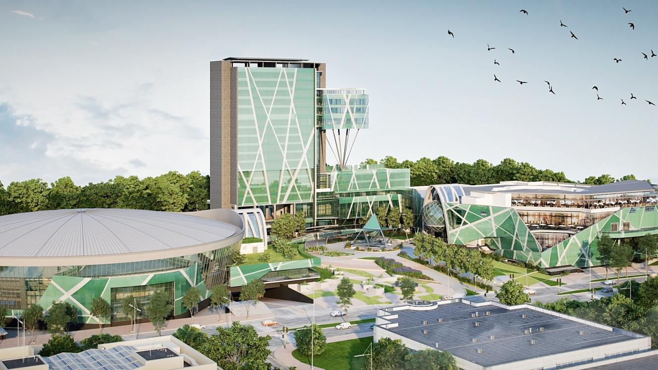 The launch of the Sun Arena represents the next step in the ambitious, multibillion-rand Time Square development.