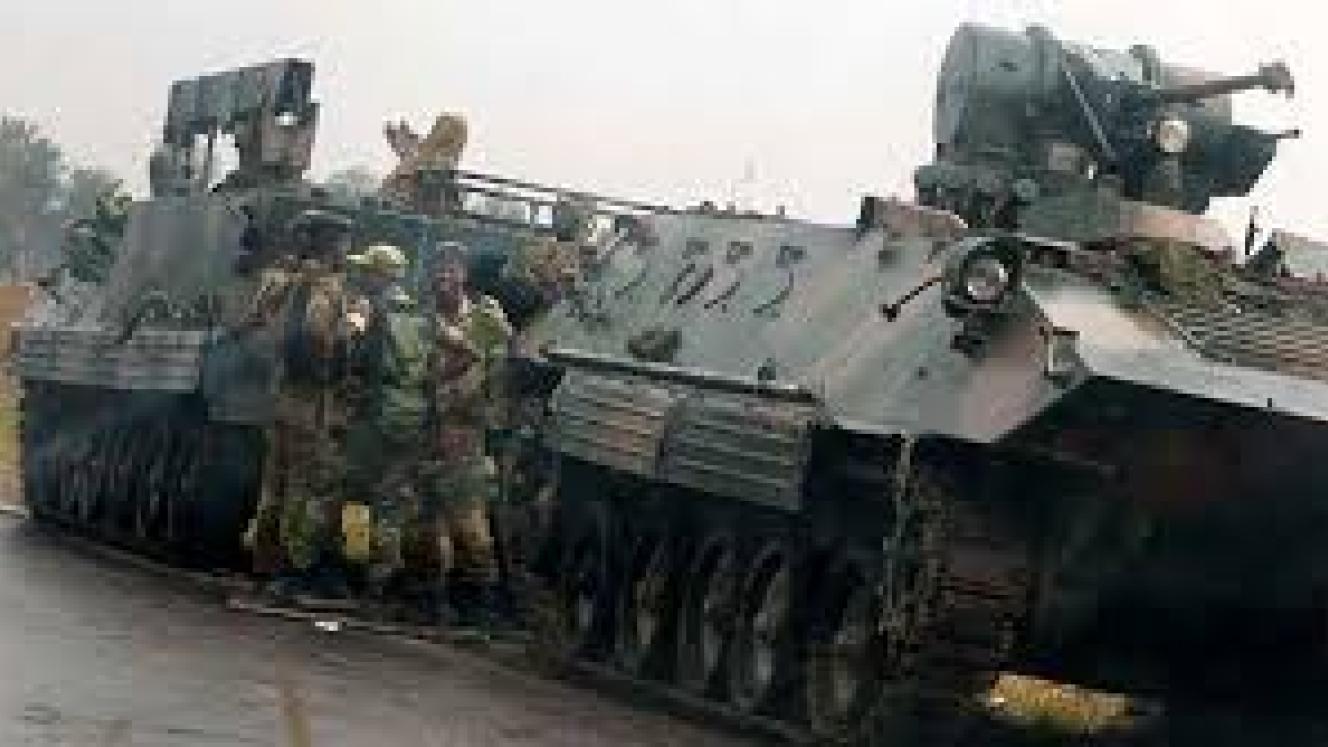 Tourism continues in Zimbabwe despite military presence. 