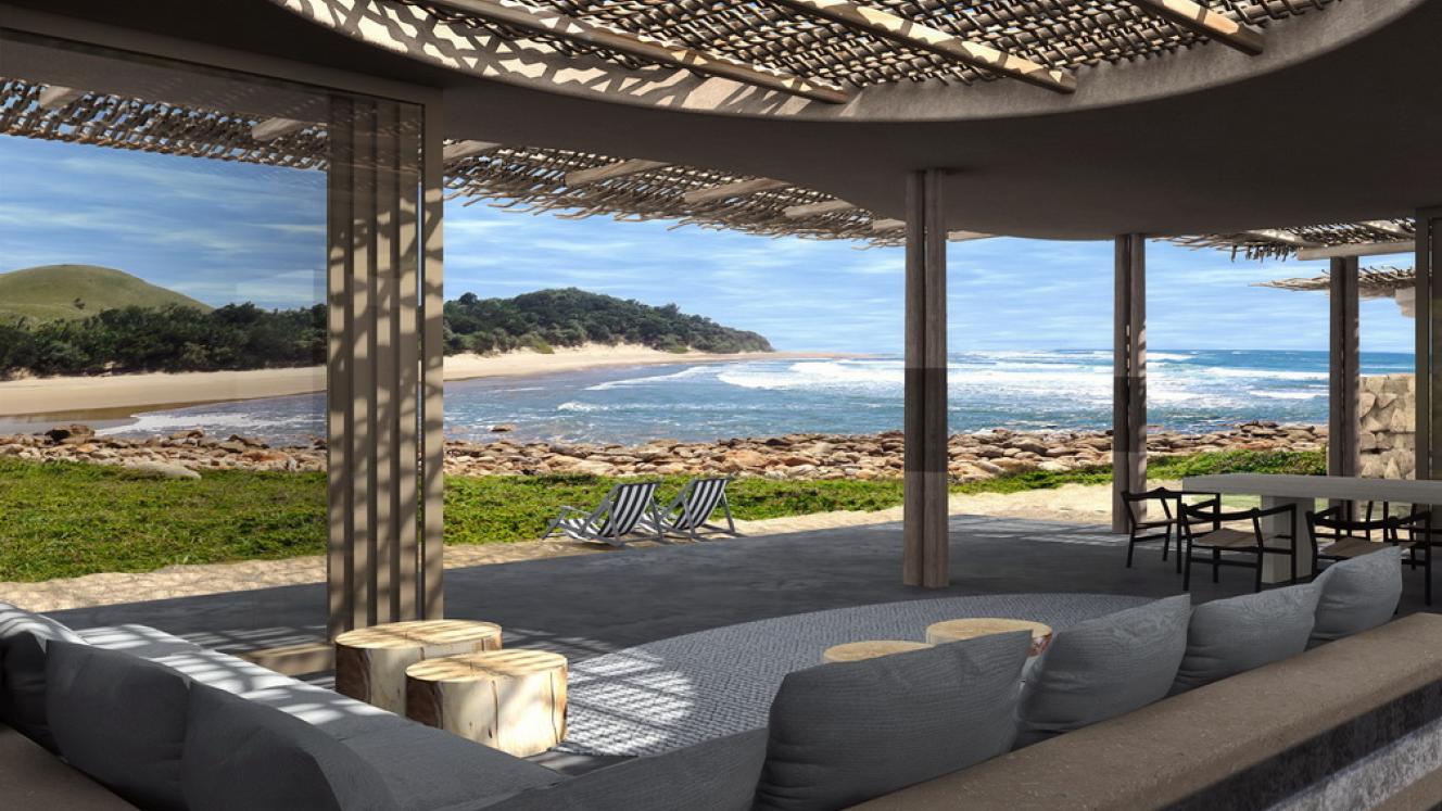 Artists impression of what GweGwe Lodge.