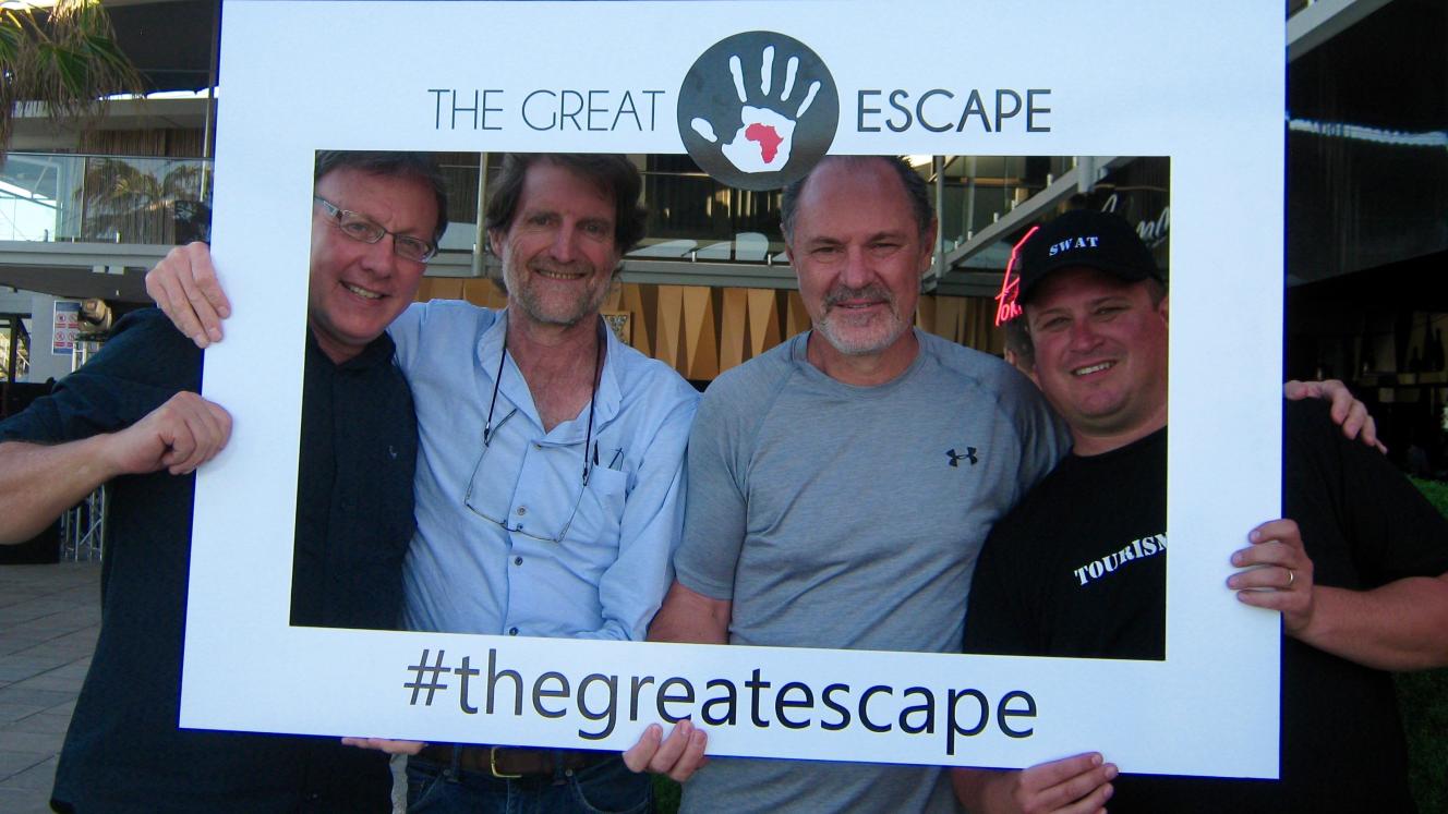 L-R Paul Zille, Colin Bell, David Frost, Rijaan Visser