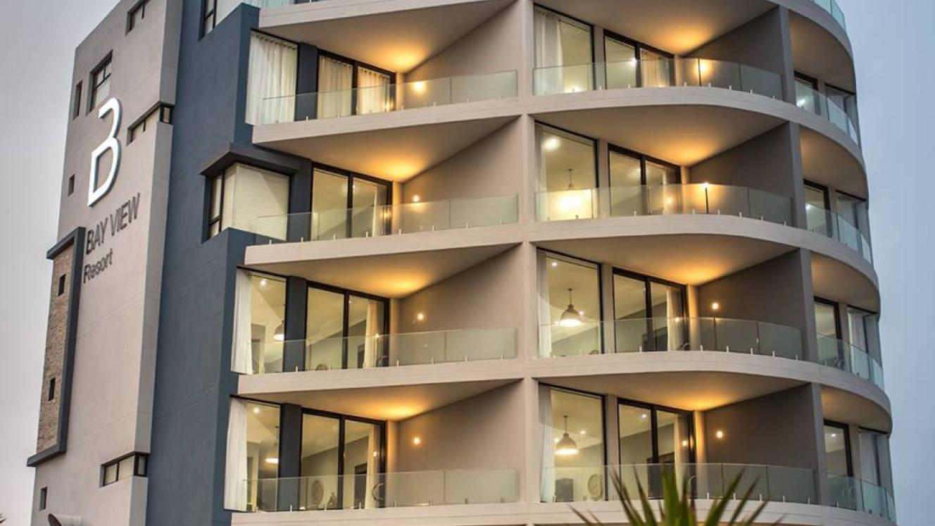 A new hotel has opened on the beachfront.