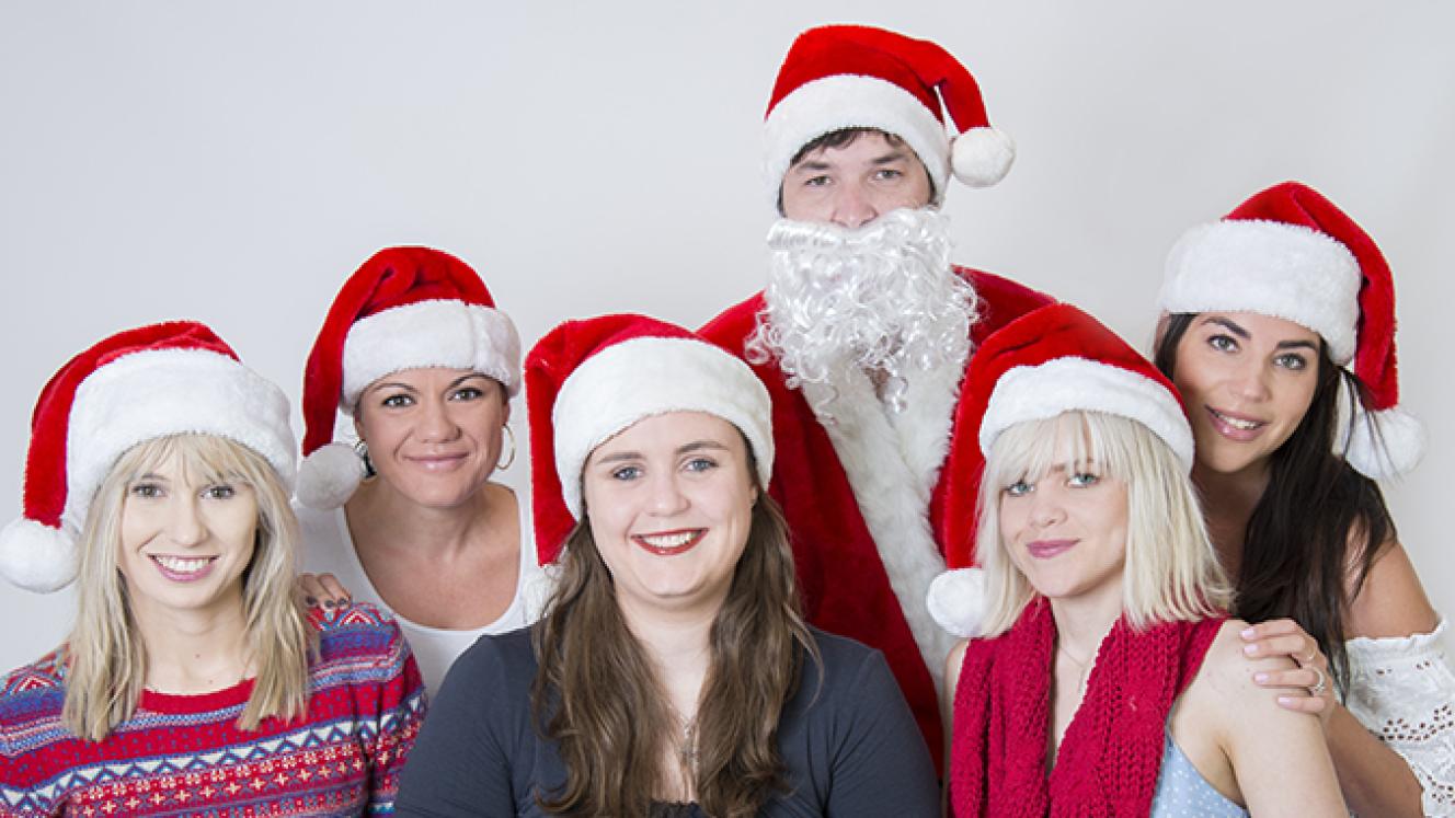 The first issue of Tourism Update for 2018 will appear on Monday, January 8. From left: Kylie, Gwen, Erin, Anton, Savannah and Kerri