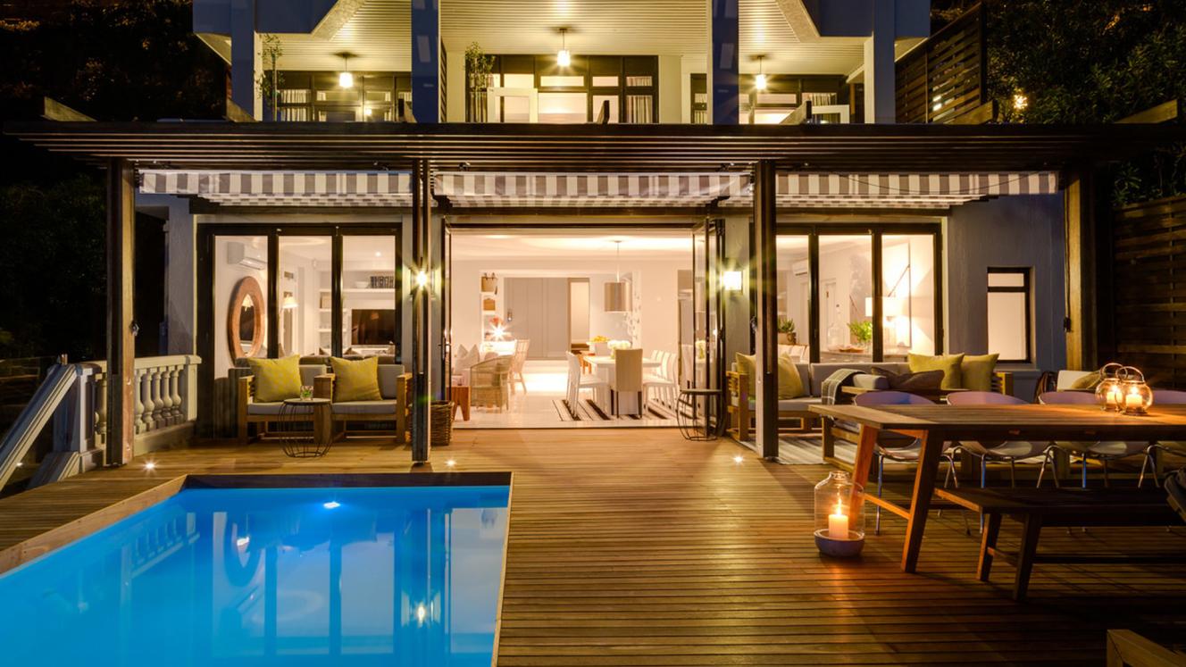 The guesthouse is located high on the slopes of Lion’s Head