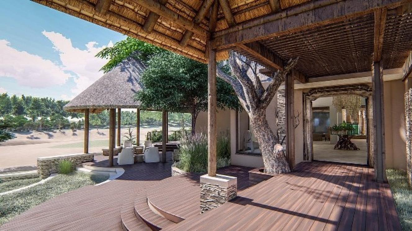 A render of what guests can expect from Dulini Lodge, one of venues within The Dulini Collection