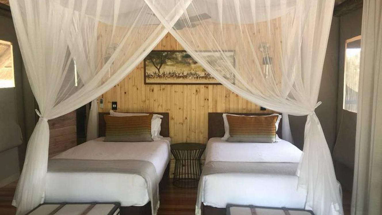 Luxury and comfort in the midst of the wild Botswana bush.