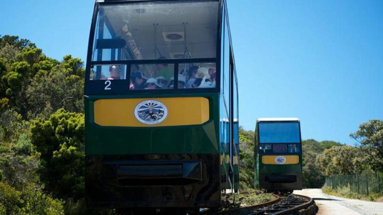 The Cape Point Funicular is operational again.
