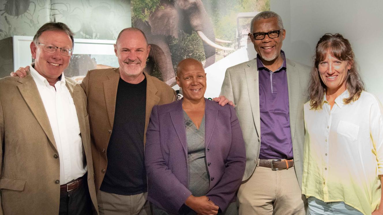 TCF board stands together in support of wildlife conservation.