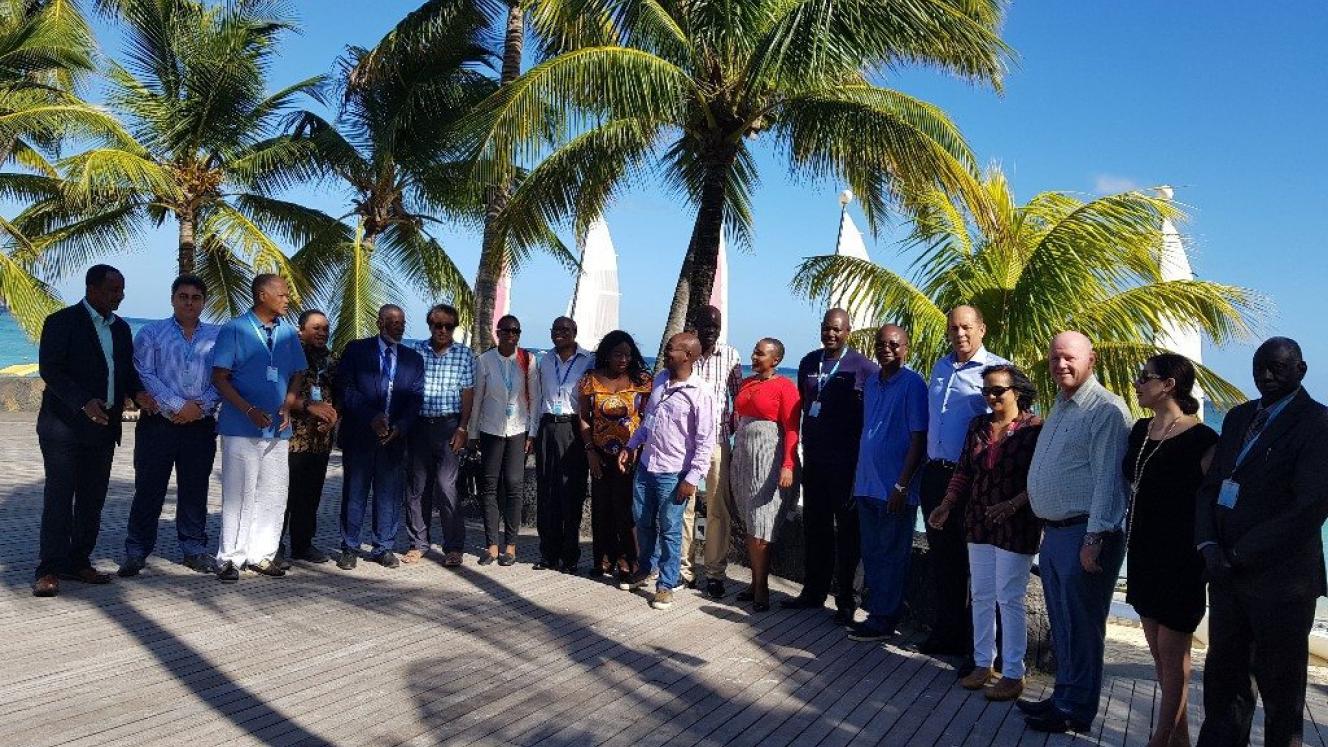 Minister Anil Gayan proudly awaits the coral planting excursion with industry leaders. Image: Freshlyvibes.com