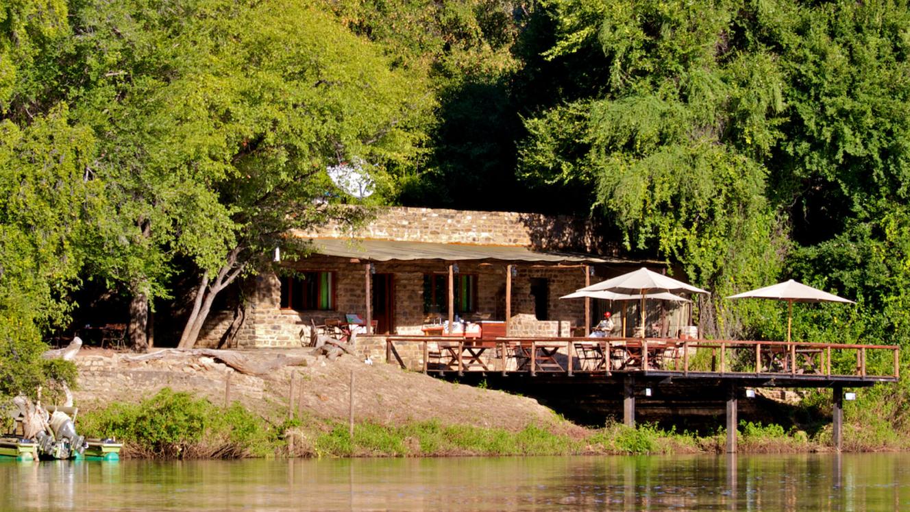 Kunene River Lodge open again following floods.