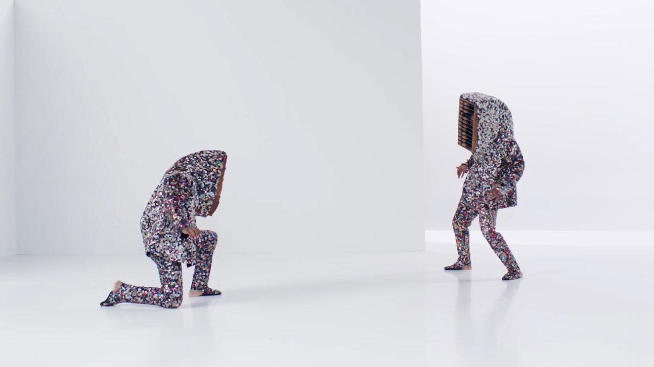  Pulling at Beads is a contemporary take on the weaving, sewing, beading and collage art form.