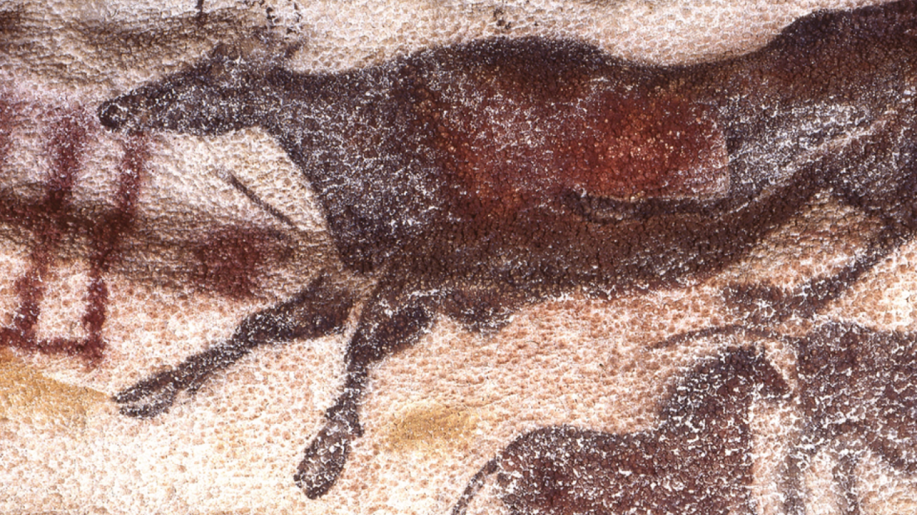Replicas of the Lascaux cave paintings are on display in Johannesburg.