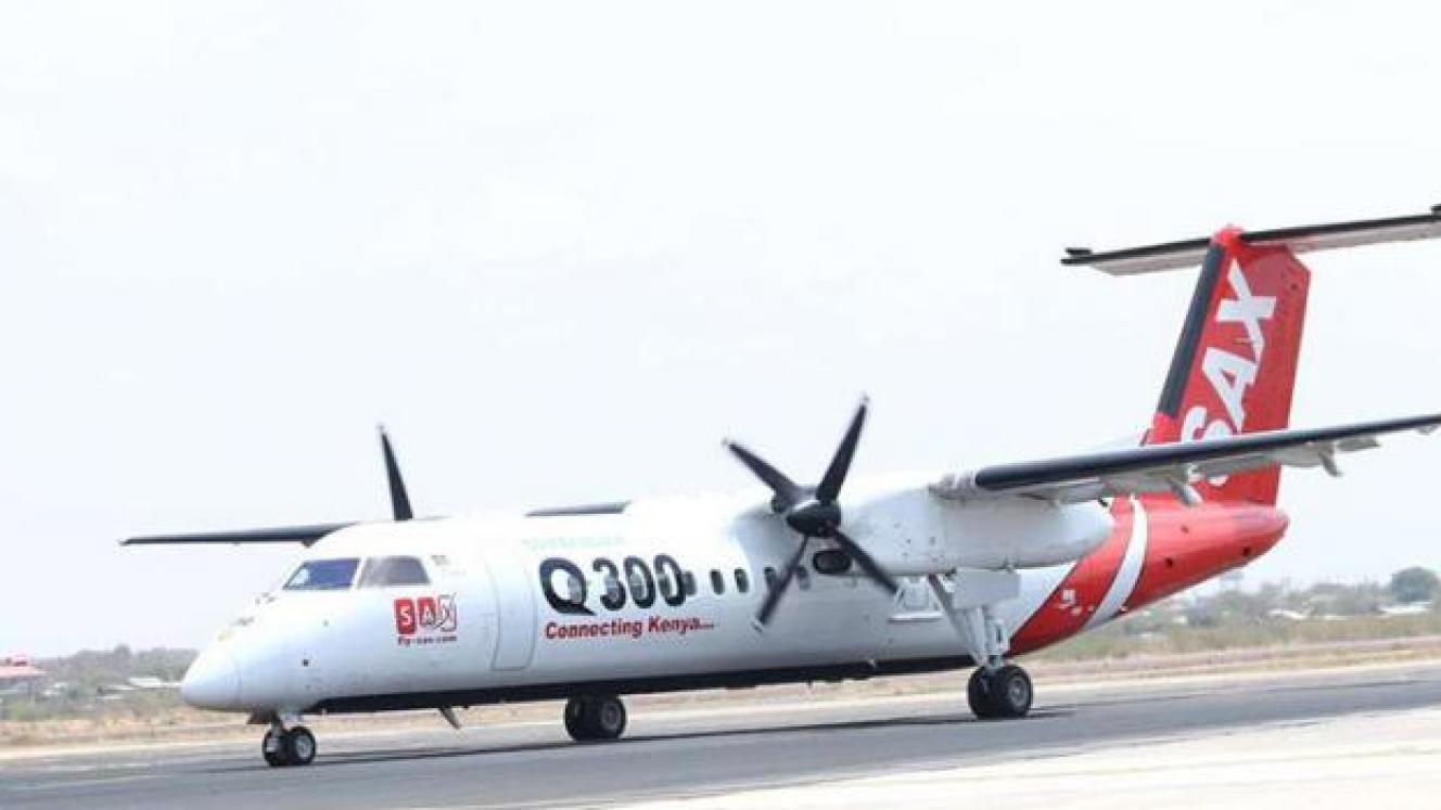 FlySax has introduced a Dash 100 Bombardier on its Nairobi-Kitale route, following a fatal plane crash in the Aberdares region in Kenya. Credits: The Kenya Digest.