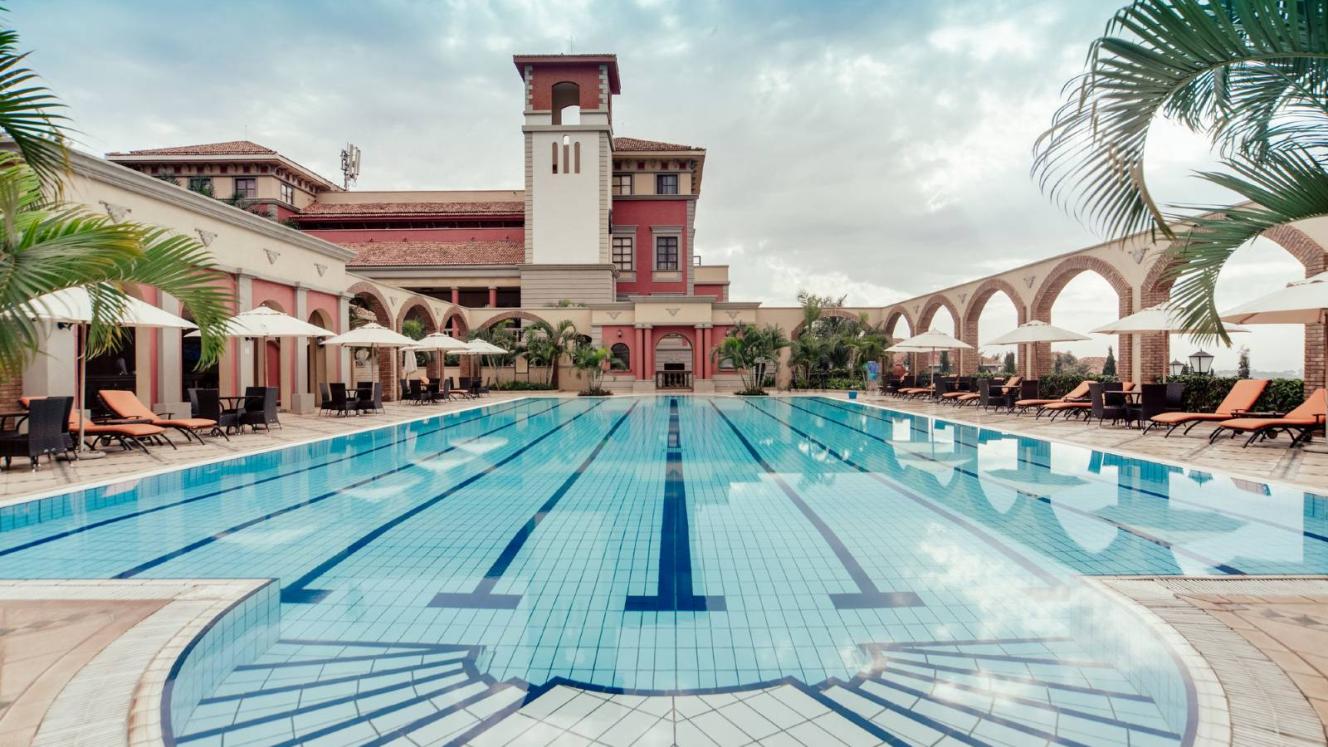 The golf course at Lake Victoria Serena Hotel is being upgraded.